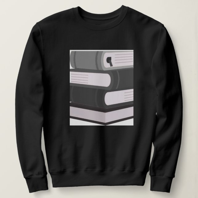 Minimal Book Art Sweatshirt (Design vorne)