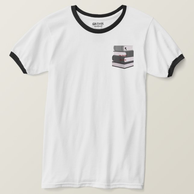 Minimal Book Art T-Shirt (Design vorne)