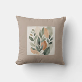 Minimal Botanical Leaf Pattern pillows Kissen
