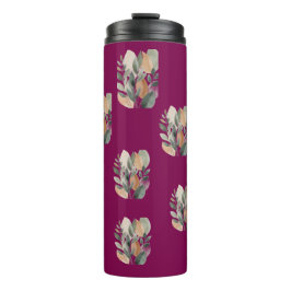 Minimal Botanical Leaf Pattern Thermosbecher