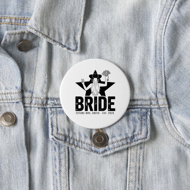 Minimal Bride Floral Button (Beispiel)