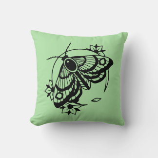 Minimal Butterfly Blume Line Art Design Kissen