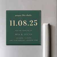 Minimal Chic Wedding Date Nicht-Foto Save the Date