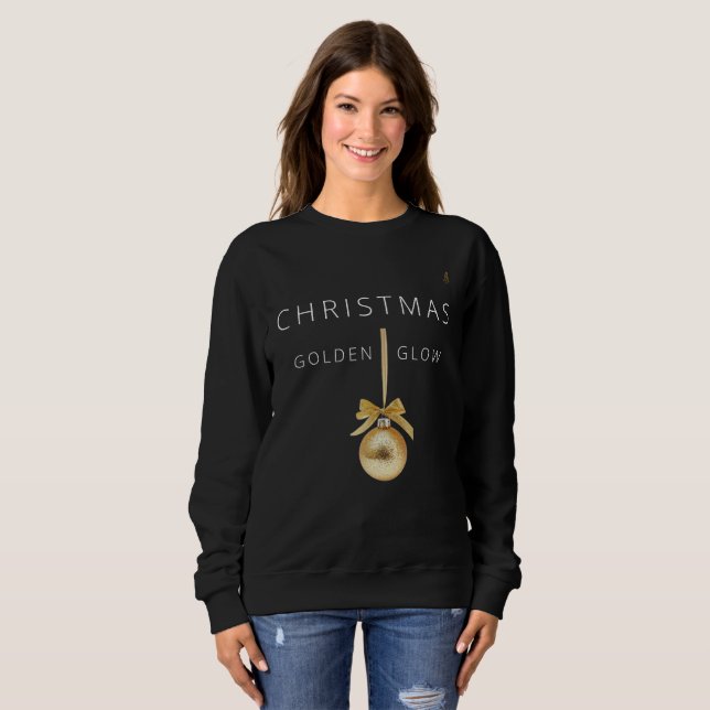 Minimal Christmas Line Art Tree | KaliraArts Sweatshirt (Vorne ganz)