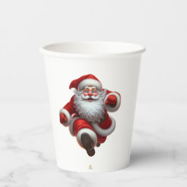 Minimal Christmas Mug | Line Art Tree | KaliraArts Pappbecher