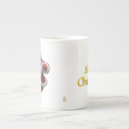 Minimal Christmas Mug | Line Art Tree | KaliraArts Prozellantasse