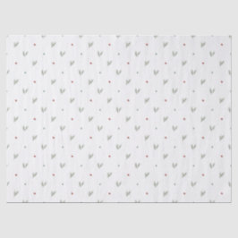 Minimal Christmas Pattern, Scandinavian Pine Seidenpapier