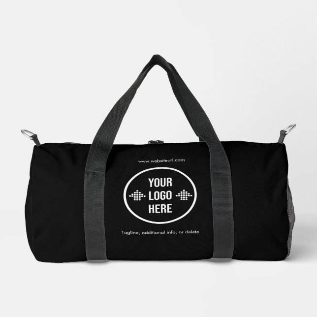 Minimal Custom Company Logo Business Duffle Bag (Vorderseite)