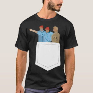 Minimal das Leben Aquatic mit Steve Zissou Poster T-Shirt