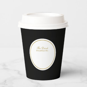 Minimal dieser Drink gehört zum Individuelle Name  Pappbecher