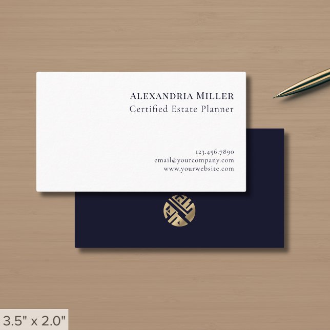 Minimal einfaches Berufliches Logo Visitenkarte (Von Creator hochgeladen)