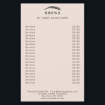 Minimal elegant Augenbrauen Flyer<br><div class="desc">Personalisierender Flyer mit Augenbraue Illustration.Perfekt für Augenbrauen & Makeup Artisten,  Friseure und Kosmetiker. Editiere dein Produkt in Minuten in dem du deine Daten hinzu füg. Über "weiteres personalisieren" kannst Du Schriftart/Farbe/Position verändern.</div>