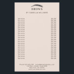 Minimal elegant Augenbrauen Flyer<br><div class="desc">Personalisierender Flyer mit Augenbraue Illustration.Perfekt für Augenbrauen & Makeup Artisten,  Friseure und Kosmetiker. Editiere dein Produkt in Minuten in dem du deine Daten hinzu füg. Über "weiteres personalisieren" kannst Du Schriftart/Farbe/Position verändern.</div>