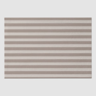 Minimal Elegant Beige Grau Streifen Seidenpapier