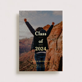 Minimal Elegant Grad Ankündigung