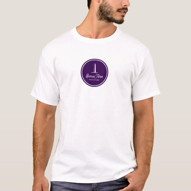 Minimal, Elegant, Modern Buenos Aires, Argentina T-Shirt (Vorderseite)