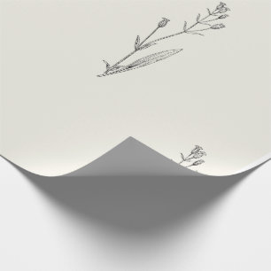 Minimal Elegant Vintag Geschenkpapier