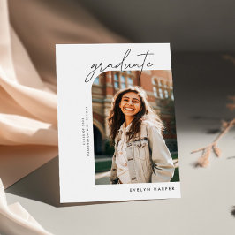 Minimal eleganter zweiseitiger Abschluss mit zwei Einladung