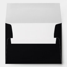 Minimal et chic | Enveloppe Mariage noir