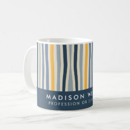 Minimal farbige Tasse des Kaffees