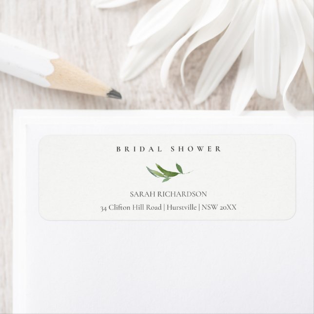 Minimal Foliage Greenerity Address Brautparty (Insitu)