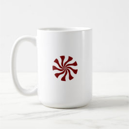 Minimal Fun Peppermint Candy Swirl Hot Chocolate Kaffeetasse