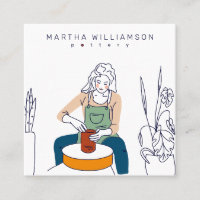 Minimal gedämpfte Pastellfarben Illustration Töpfe