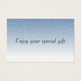 Minimal Gift Certificate Card for Small Businesses