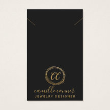 Minimal Gold Monogram Schmuck Designer Necklace