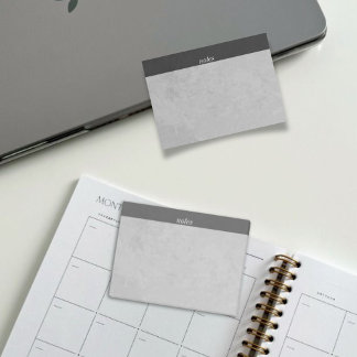 Minimal graue "Hinweise" für den Office- und Priva Post-it Klebezettel