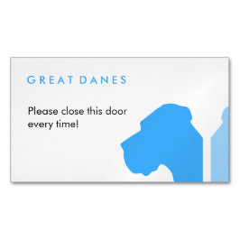 Minimal Great Dane ID series Magnetische Visitenkarte