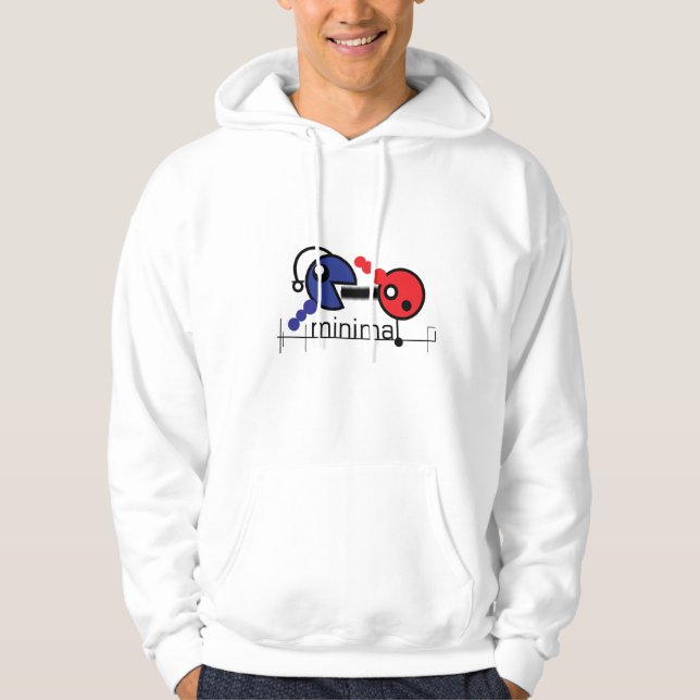 minimal hoodie (Vorderseite)