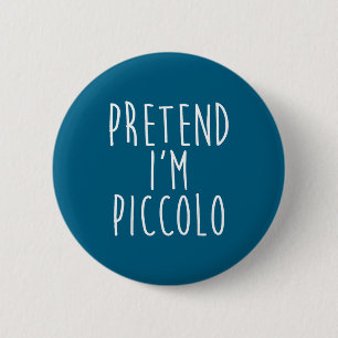Minimal Ich tue so als ob ich Piccolo Familie Faul Button