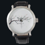 Minimal Japanese Tree Branch eWatch Watch Armbanduhr<br><div class="desc">Elegant minimal tree branch inspired by Japanese nature art. A simple and calm design perfect for lovers of nature and minimal aesthetics.</div>