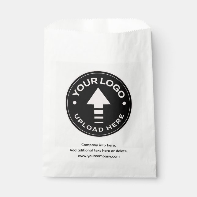 Minimal kundenspezifisches Logo-Papier für den Han Geschenktütchen (Vorderseite)