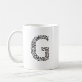 Minimal Letter G Coffee Mug  Kaffeetasse