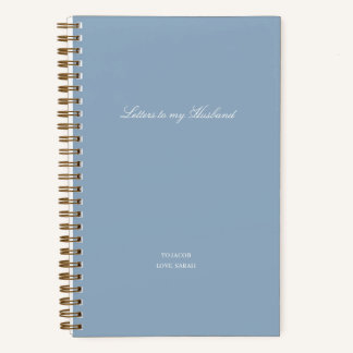 Minimal Letters to My Husband Notizbuch