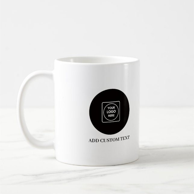Minimal Logo Business Branding Design mug (Gauche)