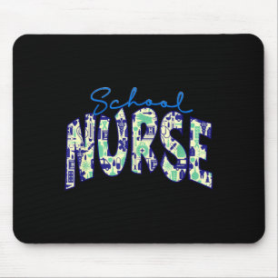 Minimal lustige Schulkrankenschwester Krankenpfleg Mousepad
