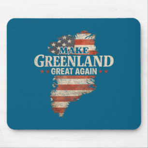 Minimal Make Greenland Great Again Für Mousepad
