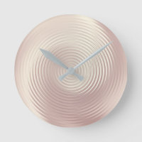 Minimal Metallic Circles Parly Rose Gold Luxus
