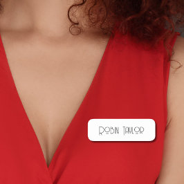 Minimal modern, einfach, Beruflich Namensschild