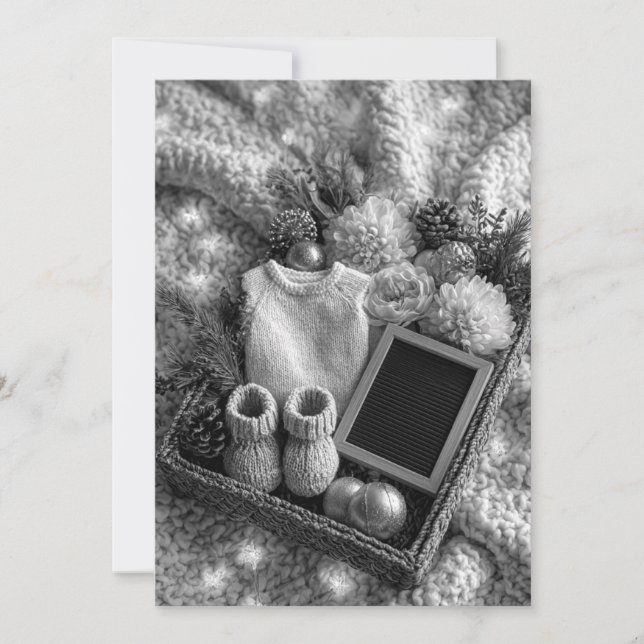 Minimal & modern sprinkle | Baby Celebration Einladung (Vorderseite)