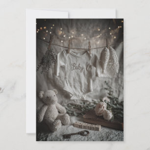 Minimal & Modern Streusel   Sauber & Chic Einladung