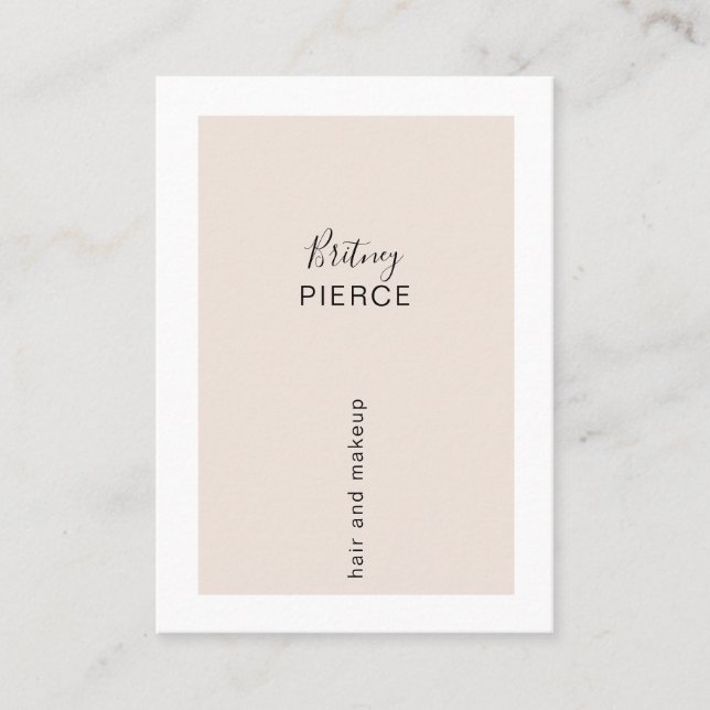 Minimal Modern Visitenkarte (Vorderseite)