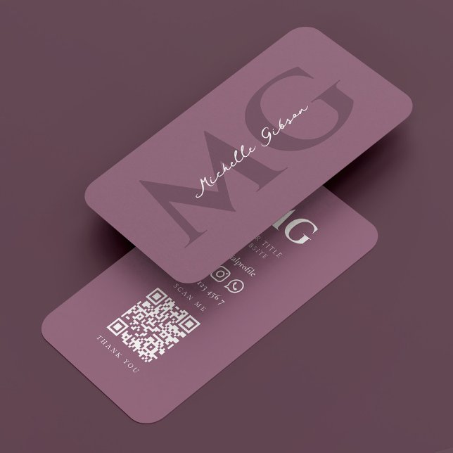 Minimal moderne Berufliche Dusty Pink Visitenkarte (Minimal Modern Professional Dusty Pink Business Card
)