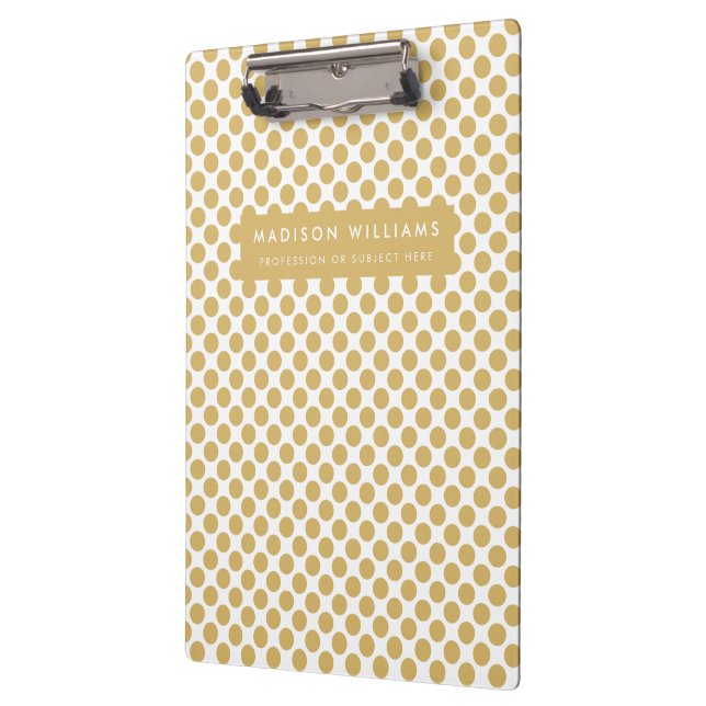 Minimal moderne Dot-Zwischenablage Klemmbrett (Links)