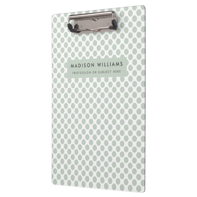 Minimal moderne Dot-Zwischenablage Klemmbrett (Links)