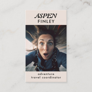 Minimal moderne - Logo photo Carte de visite QR-Co