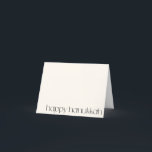 Minimal moderne Schwarz-weiße Hanukkah Blank Custo Feiertagskarte<br><div class="desc">Minimal moderne Schwarz-weiße Hanukkah Blank Custom Holiday Card</div>